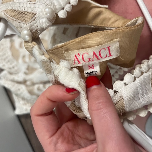 White Lace Dress - Picture 3 of 3